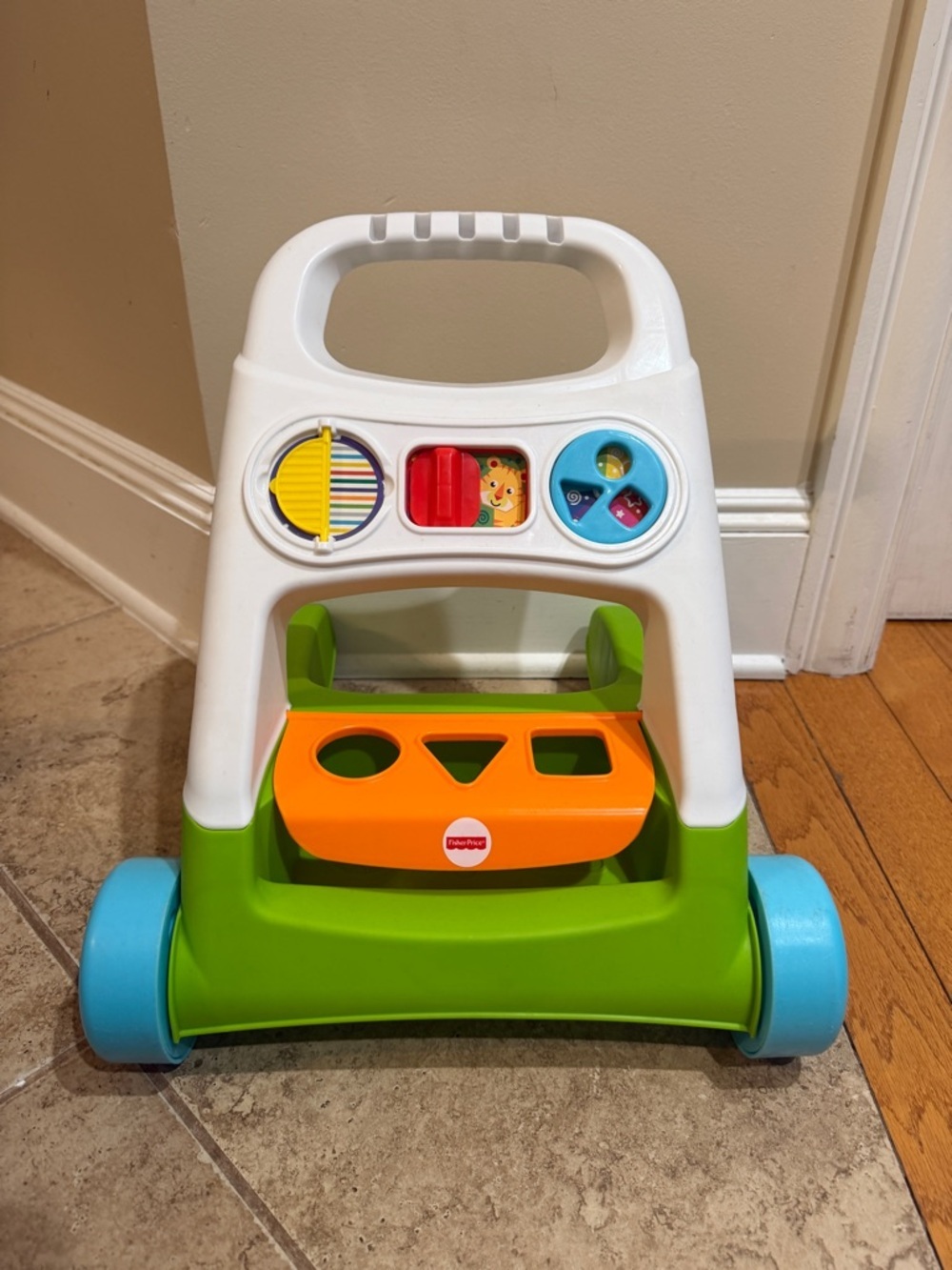 Fisher-Price White, Green, Orange and Blue Busy Activity Walker Baby Toddler